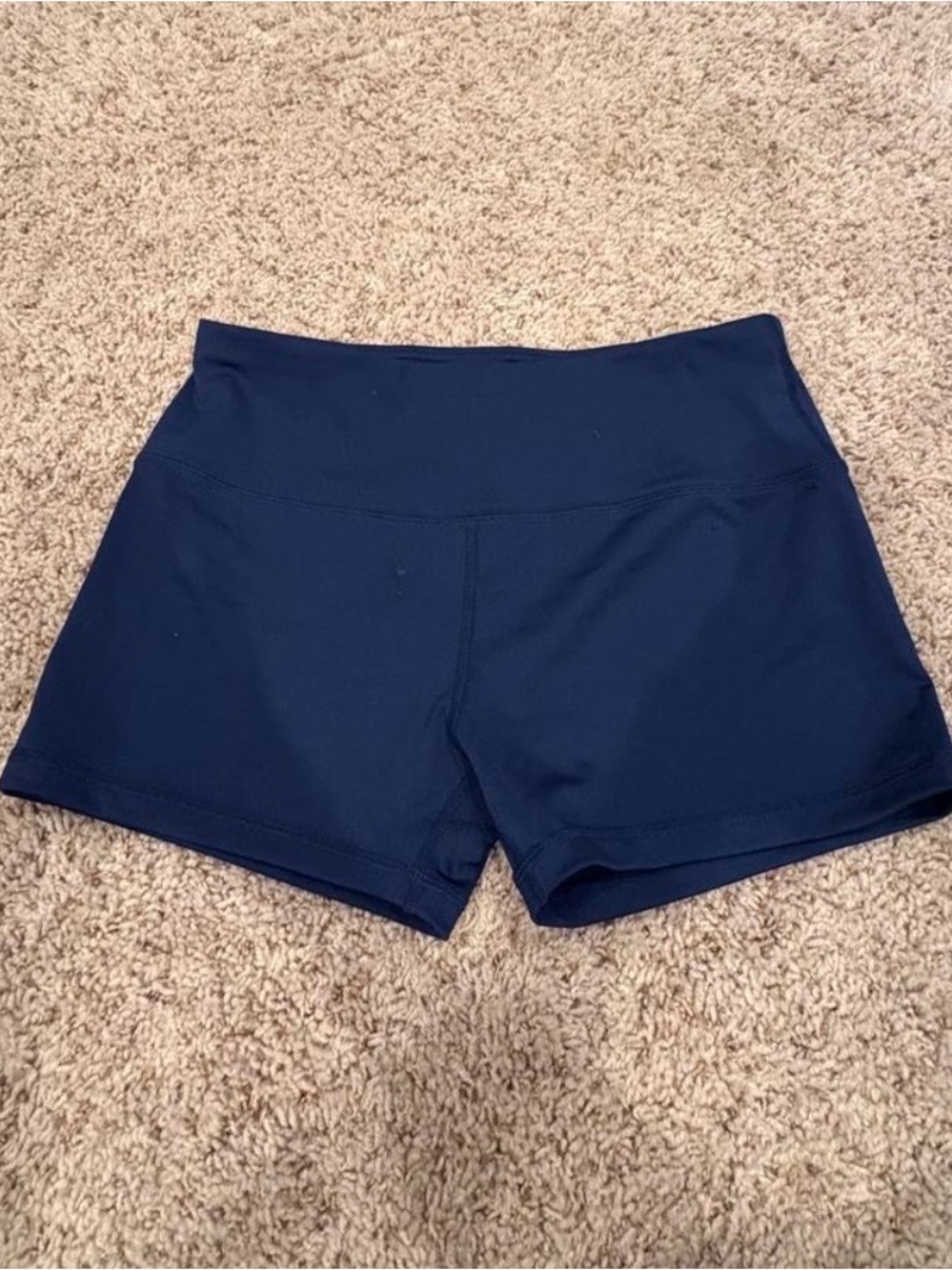 NWOT High-Rise Navy Athletic Bike Shorts